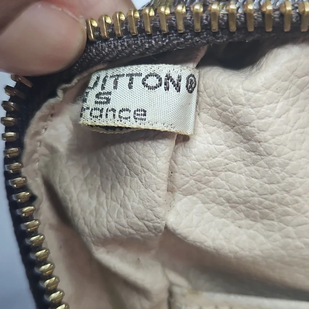 Vintage Louis Vuitton Dark Brown Monogram Toiletry Bag